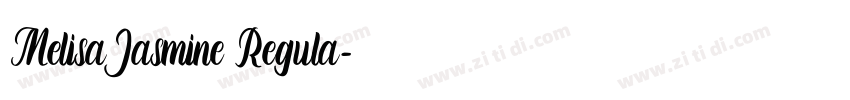 MelisaJasmine Regula字体转换